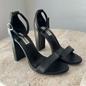 Steve Madden Carrson Black Heels